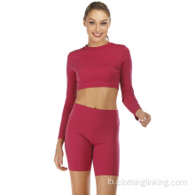 Yoga Outfits fir Fraen 2 Stéck Set